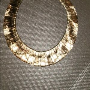 Les Bernard Unsigned Egyptian Revival Cleopatra Necklace